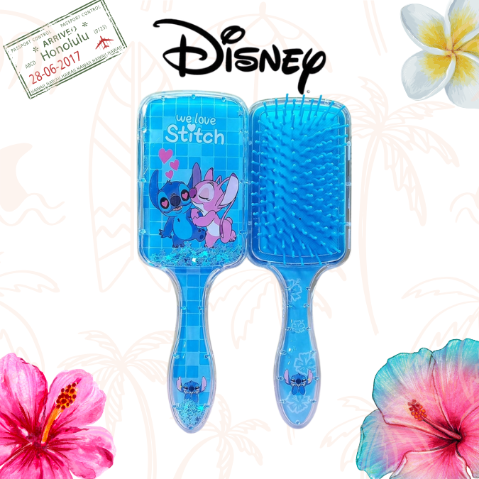 Perie de păr haioasă pentru copii cu design Stitch Disney